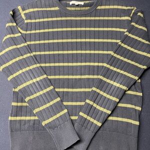 Striped Gray and green Men's Sweater